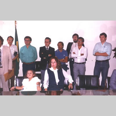 Diretoria da FENECON - 1984 a 1987 - Brasília - DF