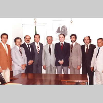 Diretoria da FENECON - 1982 a 1986 - Brasília - DF